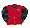 Letterman Jacket Medium Red Body with Black Sleeves - image 1