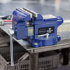 Bench Mounted Vise 8 Inch Wide Jaws - image 3