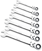 Metric Ratcheting Wrench Set 180 Degree Ratcheting Flex Head - image 1
