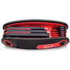 SAE Folding Hex Key Set 9 Keys - image 2