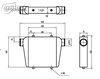 1101283076 Competition Intercooler, 280 x 300 x 76 mm (11 in. x 12 in. x 3 in.), 76 mm (3 in.) I/O O.D. - image 4
