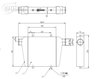 1101283176 Competition Intercooler, 280 x 300 x 76 mm (11 in. x 12 in. x 3 in.), 63 mm (2.5 in.) I/O O.D. - image 4