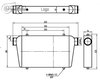 1101453076 Competition Intercooler, 450 x 300 x 76 mm (18 in. x 12 in. x 3 in.), 76 mm (3 in.) I/O O.D. - image 4