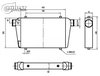 1101453176 Competition Intercooler, 450 x 300 x 76 mm (18 in. x 12 in. x 3 in.), 63 mm (2.5 in.) I/O O.D. - image 4
