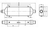 1101522090 Competition Intercooler, 520 x 197 x 90 mm (21 in. x 8 in. x 3.5 in.), 63 mm (2.5 in.) I/O O.D. - image 4