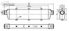 1101551465 Competition Intercooler, 550 x 140 x 65 mm (22 in. x 5.5 in. x 2.5 in.), 55 mm (2.2 in.) I/O O.D. - image 4