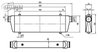 1101551865 Competition Intercooler, 550 x 180 x 65 mm (22 in. x 7 in. x 2.5 in.), 60 mm (2.36 in.) I/O O.D. - image 4