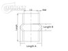3252000760 Silicone Coupler, with single Hump, 76 mm (3 in.) I.D. [Black] - image 3