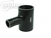 3259906025 Silicone T-Piece Adapter, 60 mm (2-3/8 in.) I.D. / 25 mm (1 in.) Branch I.D.  [Black] - image 1