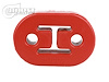 3272000510 Silicone Coupler, with Single Hump, 51 mm (2 in.) I.D. [Blue] - image 1