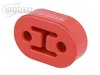 3272000510 Silicone Coupler, with Single Hump, 51 mm (2 in.) I.D. [Blue] - image 2