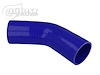 3273000700 Silicone Elbow, 45-Degrees, 70 mm (2-3/4 in.) I.D. [Blue] - image 1