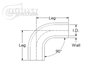 3274000080 Silicone Elbow, 90-Degrees, 8 mm (5/16 in.) I.D. [Blue] - image 3