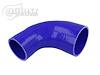 3279022019 Silicone Reducer Elbow, 90-Degrees, 22 - 19 mm (7/8 in. - 3/4 in.) I.D. [Blue]