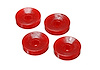 2006-11 Honda Civic Si Rear Upper Shock Bushing Set Red - image 1