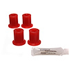 Shackle Bushing Set Red - image 1