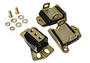 Polyurethane Engine Mount, Black, Zinc-plated Hardware - image 1