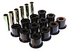 Polyurethane Rear Leaf Spring Bushing Set, 1.5 in. Main Eye, Black - image 1