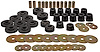 Polyurethane Body and Cab Mount Set, Zinc Hardware, Black