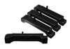 Polyurethane Radiator Isolator Pad Set for Big Block 4-Row Radiators [Black] - image 1