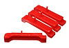 3.6118R Radiator Isolator Pad Set Big Block 4-Row [Red]