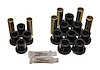 Polyurethane Leaf Spring Bushing Set, Rear, Complete Spring and Shackle Kit - image 1