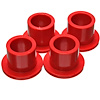 Rack And Pinion Bushing Set Red - image 1