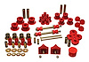 Hyper-Flex System Complete Master Bushing Set 1966-76 Mopar A-Body - image 1
