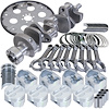 B15402L04068 Balanced Street Perf Assembly Chevy 350 1-Piece - image 1