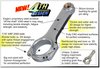 CRS68004D H-Beam 4th Generation Design (4D) 6.800 in. Forged Steel Connecting Rods for Chevy Big Block Engines [Set of 8] - image 2