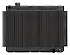 CHC11B Black Night Rider Series Performance Radiator for 1967-1969 Chevy Camaro/Nova; Pontiac Firebird, Manual Trans - image 1