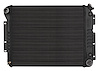 CHC549AB Black Night Rider Series Aluminum Performance Radiator for 1967-1969 Chevy Camaro w/Small Block, Auto Trans - image 1