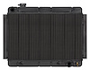 CHE542AB Black Night Rider Series Aluminum Radiator for 1966-1967 Chevy Chevelle/El Camino, Auto Trans - image 1