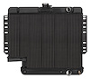 CHI565A-5B Black Night Rider Series Aluminum Radiator for 1961-1965 Chevy Impala w/500 Steering Box - image 1