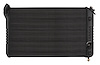 CHV716AB Black Night Rider Series Aluminum Radiator for 1973-1976 Chevy Corvette - image 1