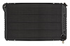 CHV718AB Black Night Rider Series Aluminum Radiator for 1977-1982 Chevy Corvette - image 1