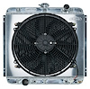 Aluminum Performance Radiator with Fan 1967-1970 Ford Mustang - image 1