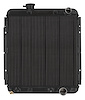 FOM564AB Black Night Rider Series Aluminum Performance Radiator for 1965-1966 Ford Mustang 289, Auto Trans - image 1