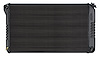 GMA42B Black Night Rider Series Aluminum Radiator for 1968-1977 GM A-Body, Manual Trans - image 1