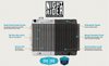 GMG544AB Black Night Rider Series Aluminum Radiator for 1978-1988 GM G-Body, Auto Trans - image 2