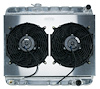 Aluminum Performance Radiator with Fan & Shroud Kit  1964-1965 Pontiac GTO, Tempest, LeMans Without AC - Manual Transmission - image 1