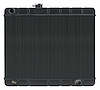 GPG34B Black Night Rider Series Aluminum Radiator for 1966-1967 Pontiac GTO w/o A/C, Manual Trans - image 1