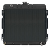 MOP755AB Black Night Rider Series Aluminum Performance Radiator for 1970-1972 Mopar A/B-Body w/Small Block, Auto Trans - image 1