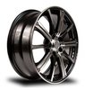 081005 RTX-Series Spark Wheel [Size: 15" x 6"] Black Machined Finish - image 3