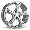 081018 OE-Series Hida Wheel [Size: 17" x 7"] Silver Finish - image 1