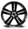 081084 RTX-Series SMS Wheel [Size: 17" x 7.50"] Black Machined Finish - image 2