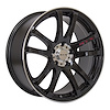 081281 RTX-Series Twin Wheel [Size: 15" x 6.50"] Black Machined Finish
