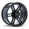 081323 Off-Road Series Slate Wheel [Size: 20" x 9"] Satin Black Finish
