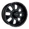 081352 Off-Road Series Crawler Wheel [Size: 17" x 8"] Matte Black Finish - image 1