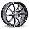 081455 RTX-Series Snare Wheel [Size: 14" x 6"] Black Machined Finish